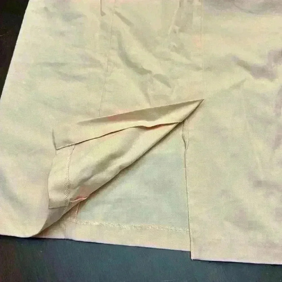 Light Peach Linen Blend Skirt size Large~NWT - Picture 3 of 10